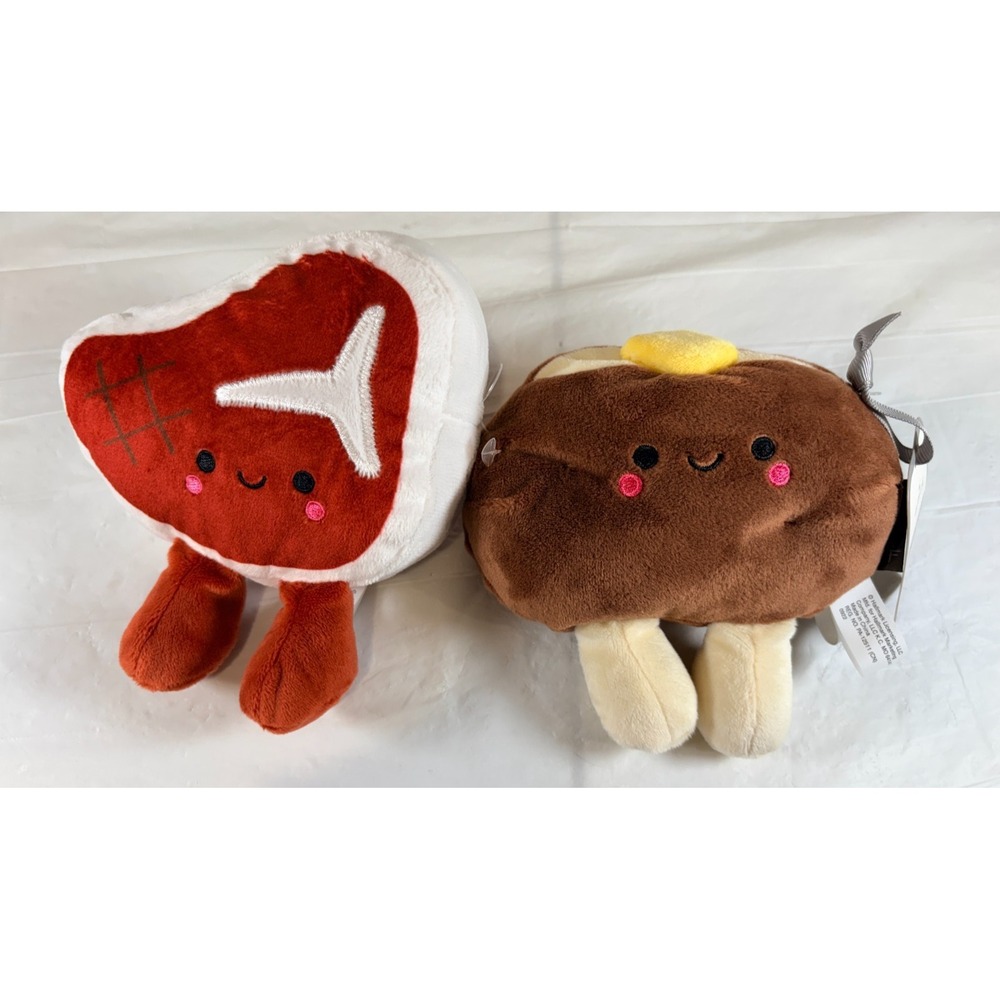 Hallmark Better Together Steak and Potato Magnetic Plush Set NEW NWT